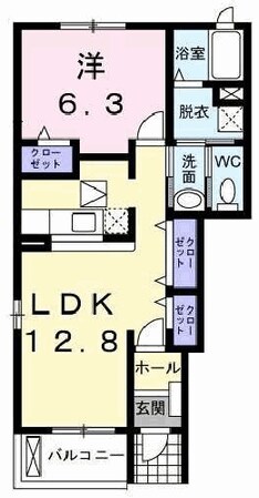 東加古川駅 徒歩23分 1階の物件間取画像